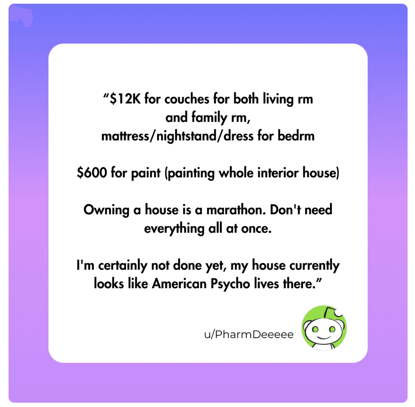 Moving Costs Breakdown