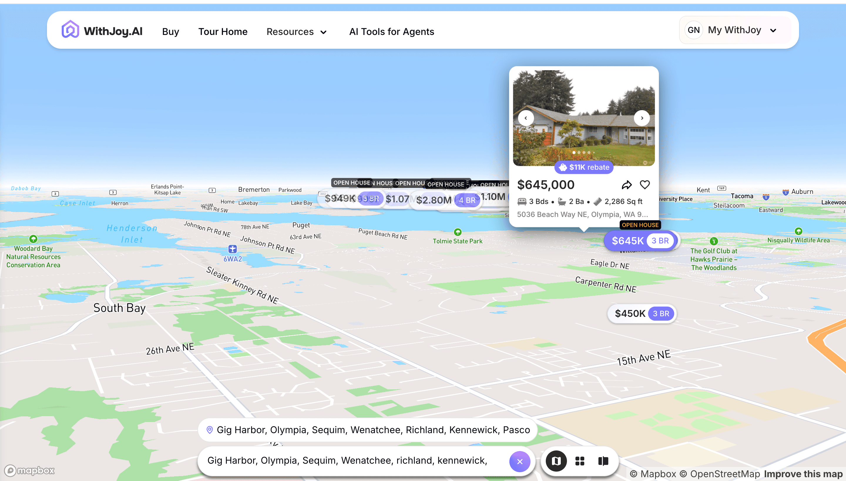 Homes for rent in WA